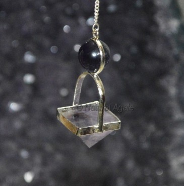 Amethyst Pyramid Ball Pendulums