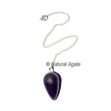 Amethyst Drop Pendulums