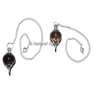 Smoky Quartz Ball Pendulums