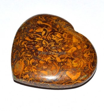 Mariyam Agate Puffy Heart