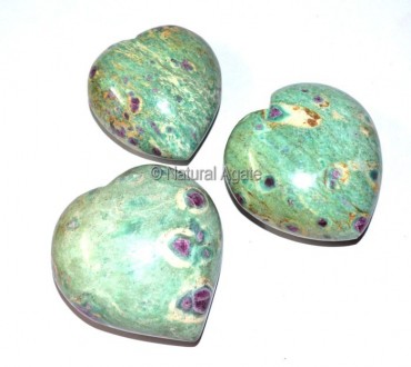 Ruby Zoisite Puffy Heart