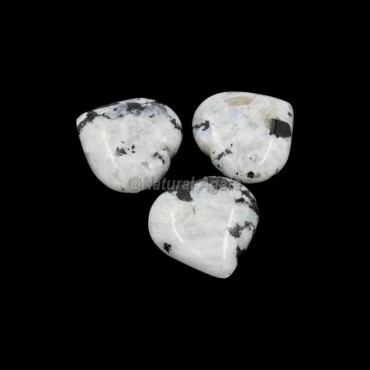 Rainbow Moonstone Puffy Hearts Crystal Hearts Online