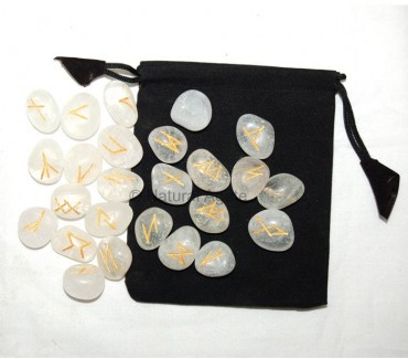 Crystal Quartz Rune set