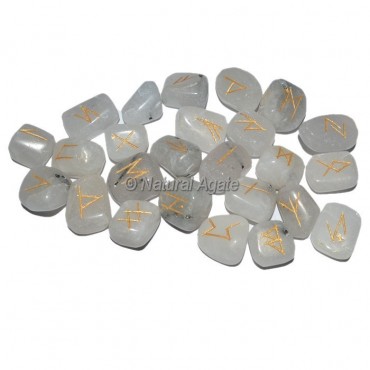 Rutile Quartz Rune Set