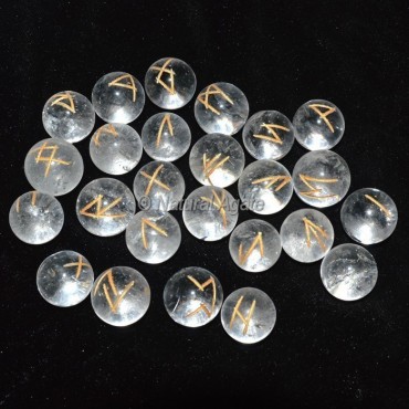 Crystal Quartz Ball Rune Set