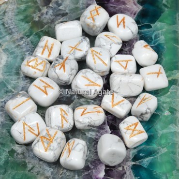 Howlite Rune Sets