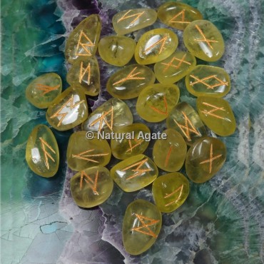 Lemon Citrine Rune Sets