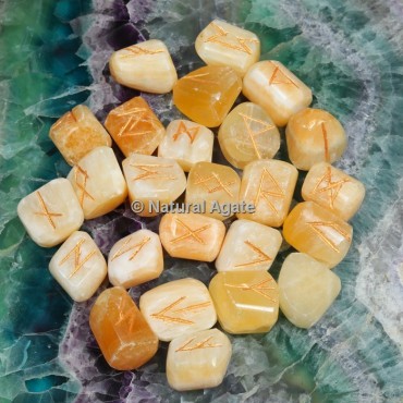 Yellow Calcite  Rune Sets