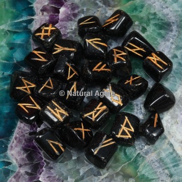 Black Obsidian Rune Sets