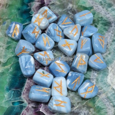 Blue Agate Rune Sets