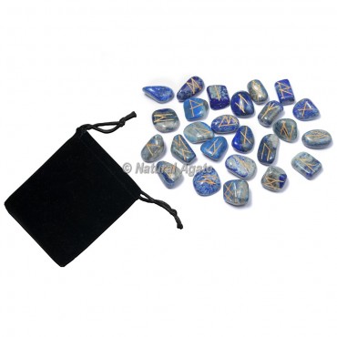 Lapis Lazuli Rune Sets with Pocket