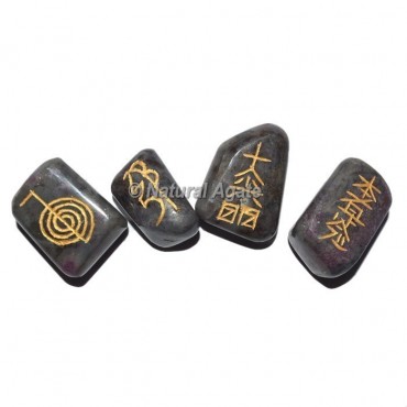 Ruby stone Usui Reiki Set