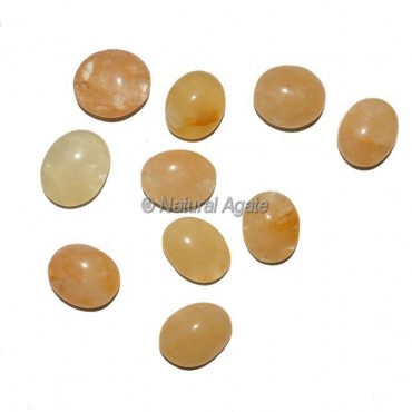 Golden Quartz Ring Cabochons