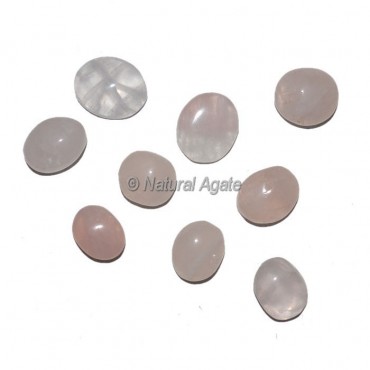 Rose Quartz Ring Cabochons