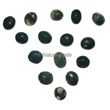 Moss Agate Ring Cabochons
