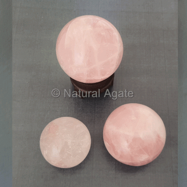 Rose Quartz Spheres