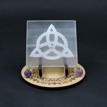 Cleanse Crystals Selenite Charging Plate