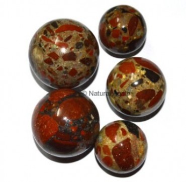 Red Spotted Agate Balls