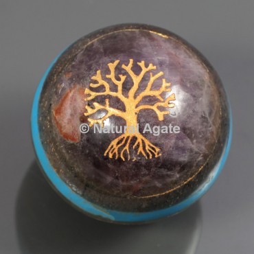 7 Chakra Bonded Tree Of Life Ball