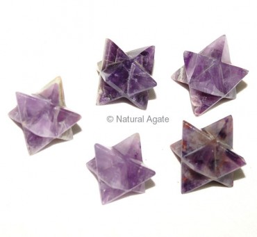 Amethyst Merkaba star