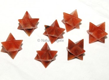 Peach Aventurine Merkaba Star