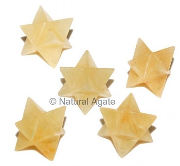 Golden Quartz merkaba Star