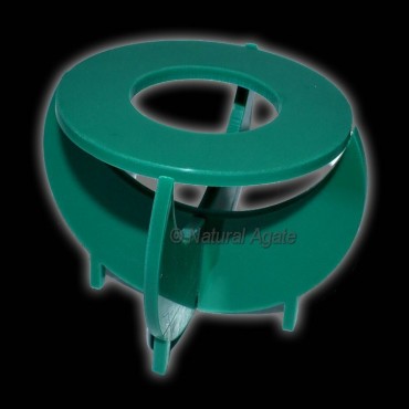 Green Round Folding Ecralic Ball Stand