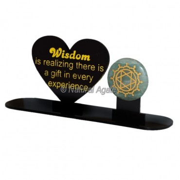 Wisdom Acrylic With Stone