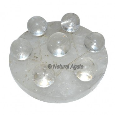 Crystal Quartz 7 Ball with Crystal Quartz David St