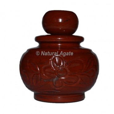 Red Jasper  Insence Bottle