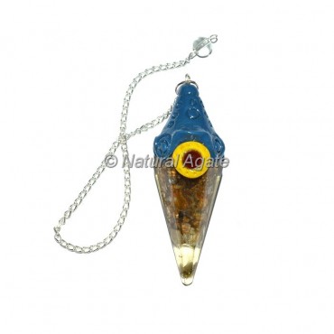 Yellow Jasper Orgone Tibetan Pendulums