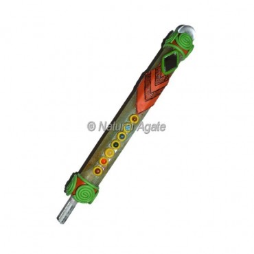 Green Aventurine 7 Chakra Tibetan Stick