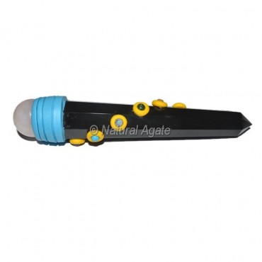 Black Tourmaline Chakra Tibetan Stick