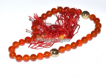 Carnellian 33 Beads Tasbih