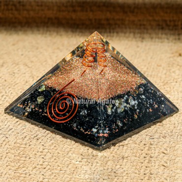 Tourmaline Orgonite Pyramid for EMF Protection