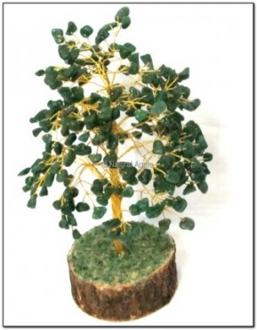 Green Agate 300 Pcs Chips Gemstone Tree