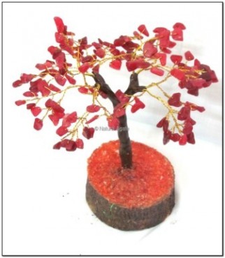 Carnelian 160 Pcs Chips Gemstone Tree