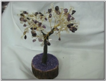 Crystal Quartz and Amethyst 160 Chips
