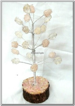 palm Gemstone Tree yellow,white,pink,carnellian,gr