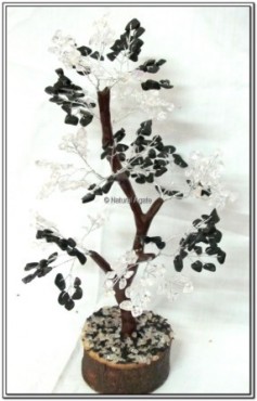 palm Gemstone Tree blue-white