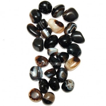 Black Onyx Tumbled Stone