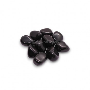 Black Agate Tumbled Stones Stone