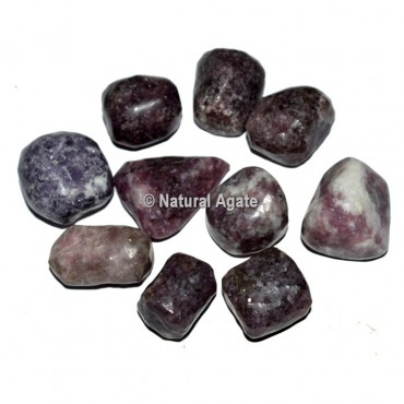 Lepidolite Tumbled Stones Stone