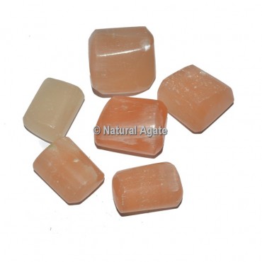 Orange Selenite Tumbled Stones