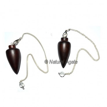 Rose Wood Small Bullet Pendulums