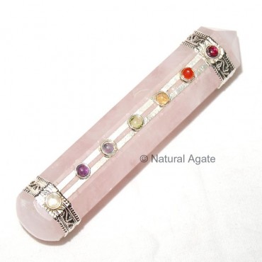 Rose Quartz Chakra Massage Wands