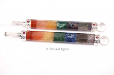 Chakra Faceted Wands