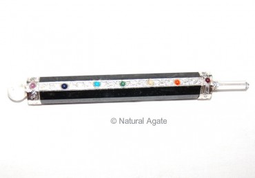 Black Tourmaline Chakra Wands