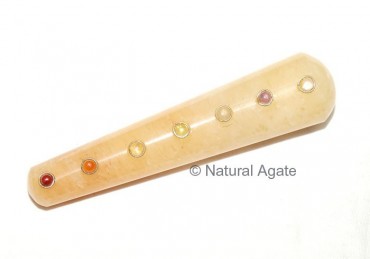 Golden Quartz Chakra Massage Wands