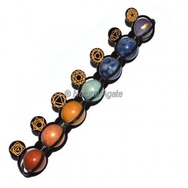 Seven Chakra Wand With Chakra Engraved Symbol